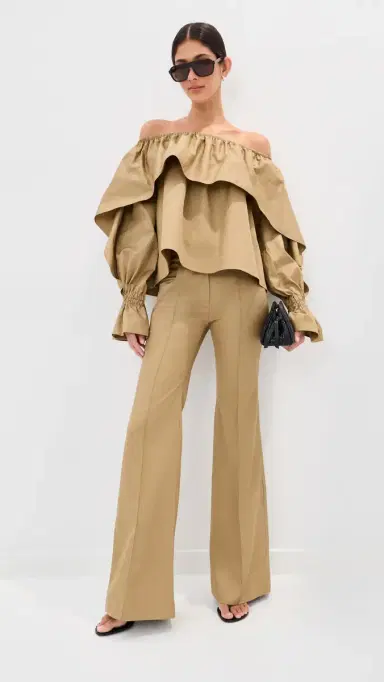 FRANÇOISE Carla Pants Beige | Thumbnail 2 FRANÇOISE Carla Pants Beige | Thumbnail 2