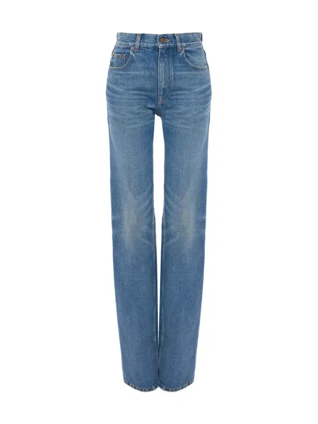 High-Rise Straight Leg Jeans
