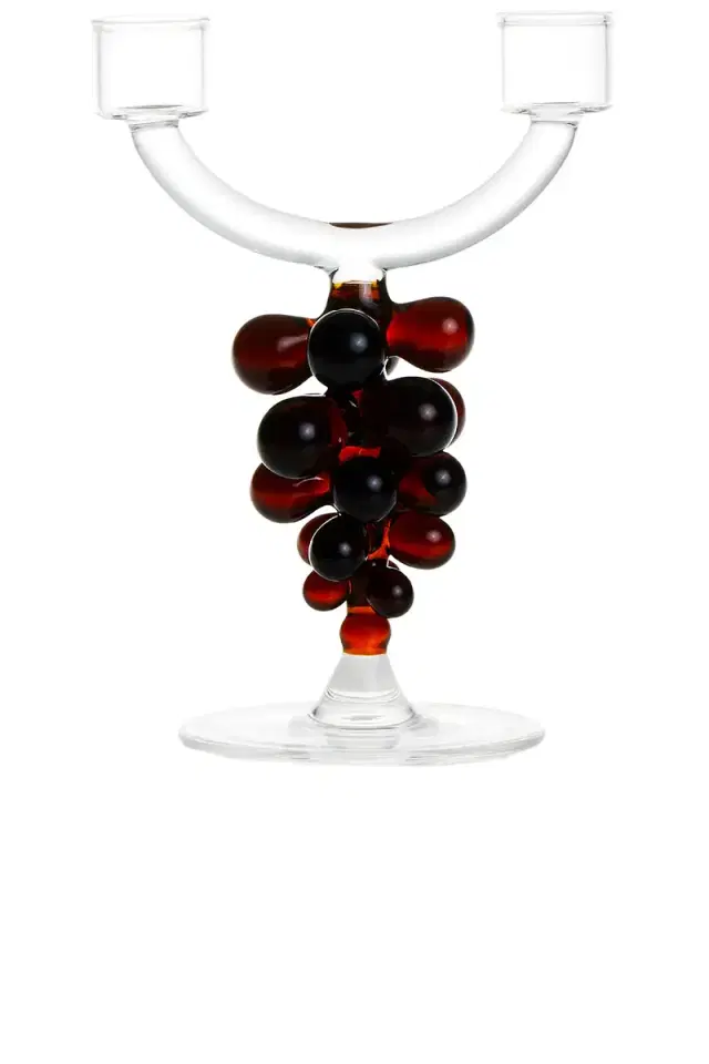 Maison Balzac Bordeaux Double Candle Holder