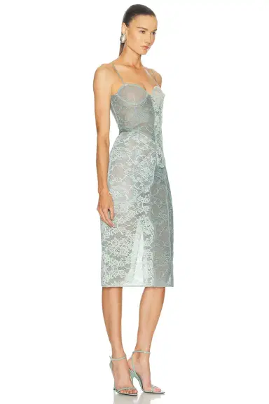 Acne Studios Daytona Romantic Flower Lace Dress | Thumbnail 2