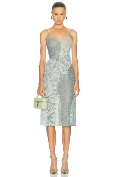 Acne Studios Daytona Romantic Flower Lace Dress | Thumbnail 1