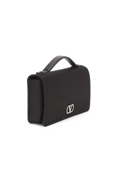 Valentino Garavani V Logo Signature Wallet With Strap | Thumbnail 4