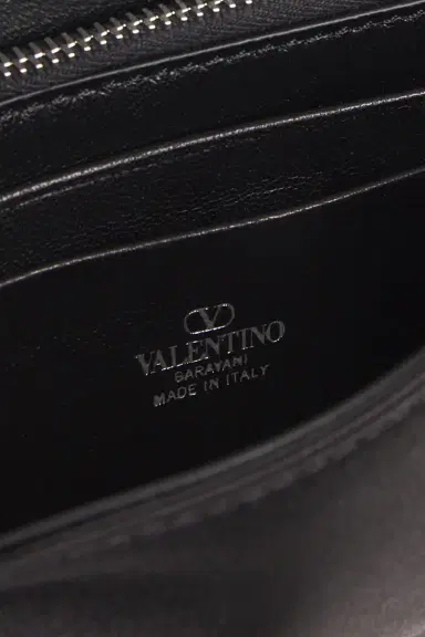 Valentino Garavani V Logo Signature Wallet With Strap | Thumbnail 7