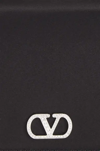 Valentino Garavani V Logo Signature Wallet With Strap | Thumbnail 8