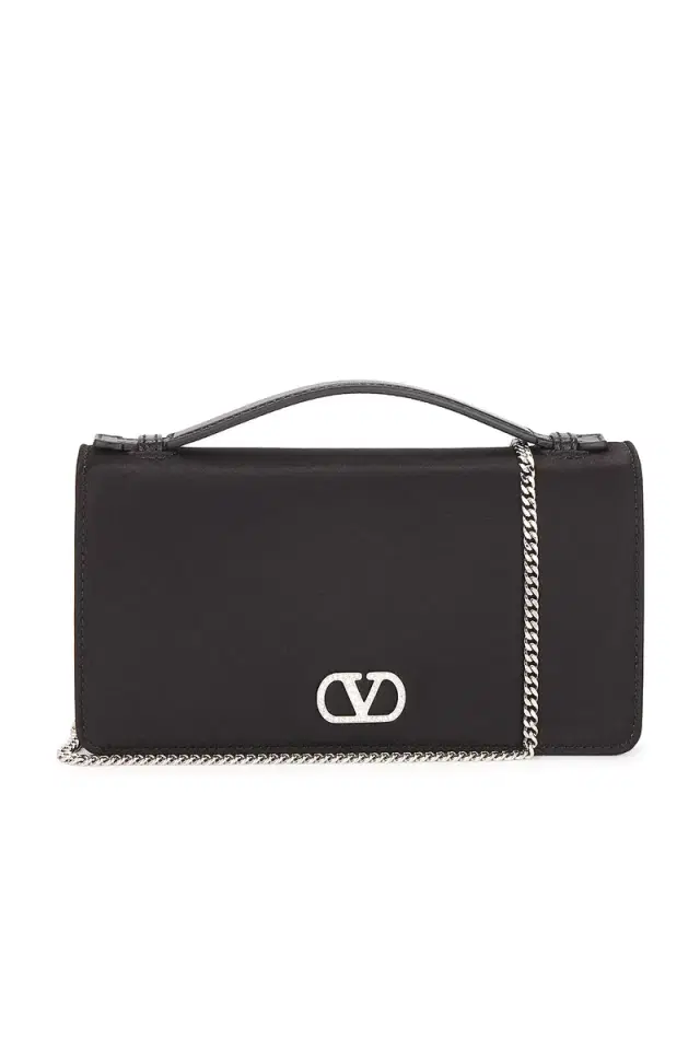 Valentino Garavani V Logo Signature Wallet With Strap