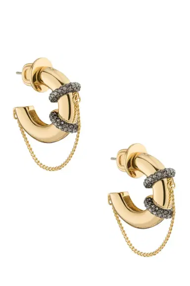 Demarson Molly Hoop Earrings | Thumbnail 1