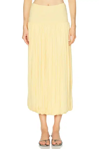 TOTEME Soft Gathered Skirt | Thumbnail 1 TOTEME Soft Gathered Skirt | Thumbnail 1