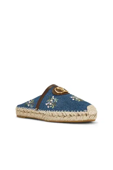 Valentino Garavani V Logo Signature Mule Espadrilles | Thumbnail 2 Valentino Garavani V Logo Signature Mule Espadrilles | Thumbnail 2
