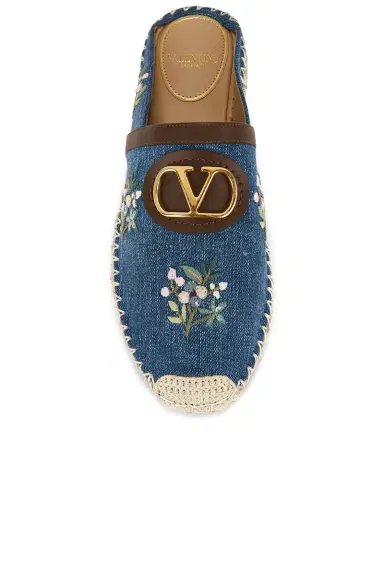 Valentino Garavani V Logo Signature Mule Espadrilles | Thumbnail 4 Valentino Garavani V Logo Signature Mule Espadrilles | Thumbnail 4