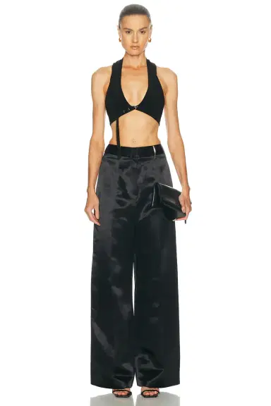 Grace Ling Pleated Claw Wide Leg Trouser | Thumbnail 5 Grace Ling Pleated Claw Wide Leg Trouser | Thumbnail 5