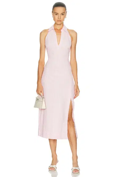 Simkhai Clairmont Midi Dress | Thumbnail 1 Simkhai Clairmont Midi Dress | Thumbnail 1