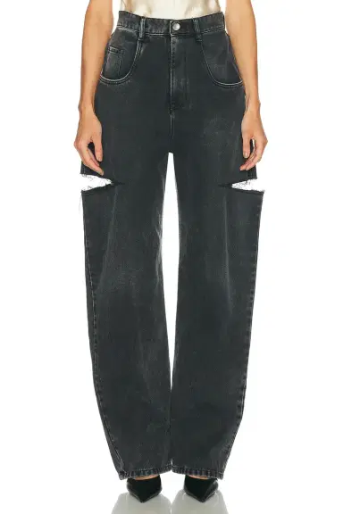 Maison Margiela Cut Out Barrel Leg | Thumbnail 1
