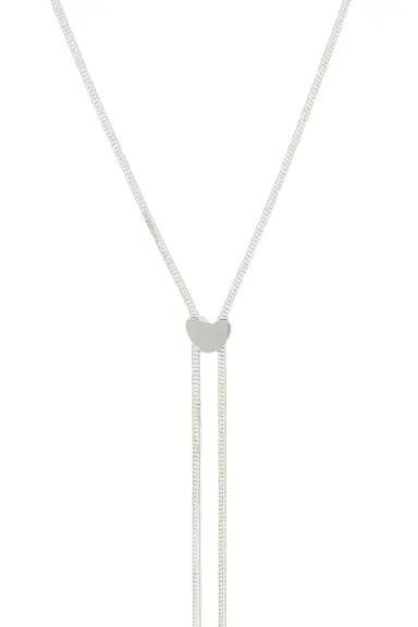 Loren Stewart Heart Bolo Necklace | Thumbnail 2