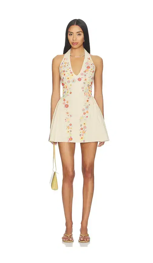 Free People Island Letter Mini Dress
