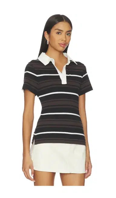 ALIGNE Maiden Stripe Polo | Thumbnail 2
