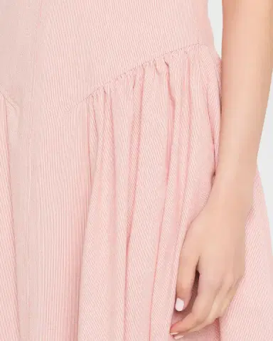 Proenza Schouler White Label Solira Seersucker Fit-&-Flare Midi Dress | Thumbnail 9