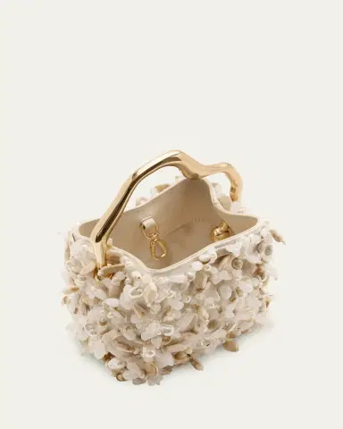 Cult Gaia Solene Mini Beaded Sculptural Top-Handle Bag | Thumbnail 3 Cult Gaia Solene Mini Beaded Sculptural Top-Handle Bag | Thumbnail 3
