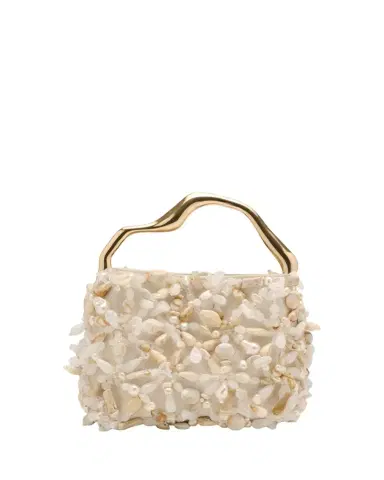 Cult Gaia Solene Mini Beaded Sculptural Top-Handle Bag | Thumbnail 1 Cult Gaia Solene Mini Beaded Sculptural Top-Handle Bag | Thumbnail 1