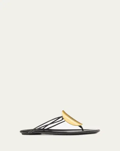 Proenza Schouler Uma Leather Hardware Thong Sandals | Thumbnail 2 Proenza Schouler Uma Leather Hardware Thong Sandals | Thumbnail 2