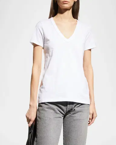 rag & bone The Vee Basic T-Shirt | Thumbnail 3 rag & bone The Vee Basic T-Shirt | Thumbnail 3