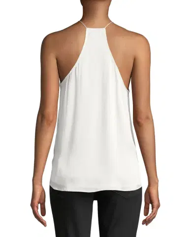 Cami NYC The Racer Silk Charmeuse Camisole w/ Lace | Thumbnail 2