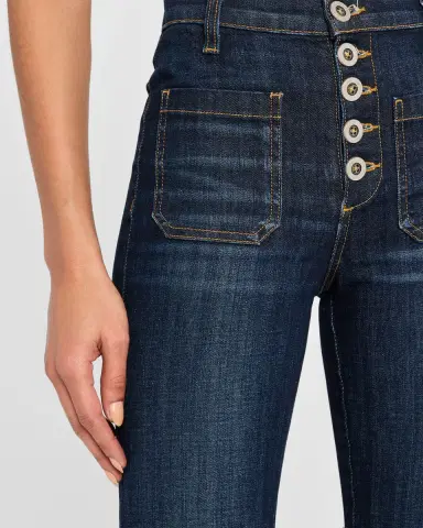Ramy Brook Cindy High-Rise Flare Stretch Denim Jeans | Thumbnail 5 Ramy Brook Cindy High-Rise Flare Stretch Denim Jeans | Thumbnail 5