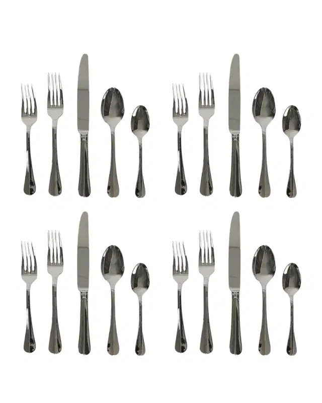 Juliska Bistro Polished 20-Piece Flatware Set, Service for 4
