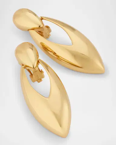 Kenneth Jay Lane Polished Arrow Drop Earrings | Thumbnail 3