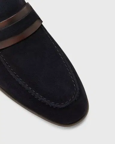 Magnanni Men's Daniel Suede Penny Loafers | Thumbnail 3