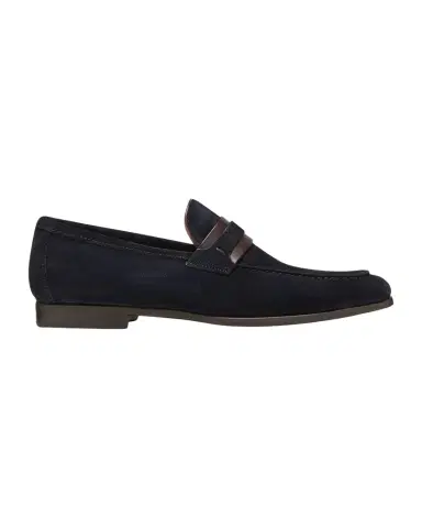 Magnanni Men's Daniel Suede Penny Loafers | Thumbnail 1