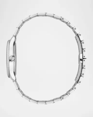 Gucci 29mm G Timeless Bracelet Watch with Diamonds, Red and Steel | Thumbnail 4 Gucci 29mm G Timeless Bracelet Watch with Diamonds, Red and Steel | Thumbnail 4