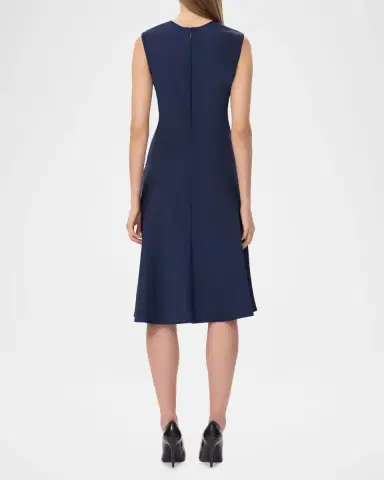 Hervé Léger The Millie Sleeveless Cowl-Neck Satin Dress | Thumbnail 3