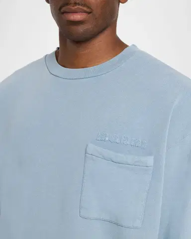 Marni Men's Cotton Logo Applique Pocket Sweatshirt | Thumbnail 5 Marni Men's Cotton Logo Applique Pocket Sweatshirt | Thumbnail 5