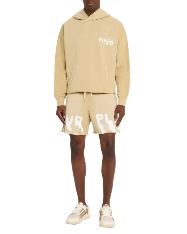 en 's Painted Logo Fleece Shorts