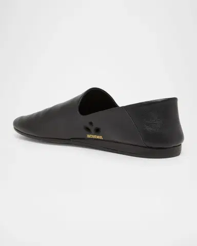 Jacquemus Men's Les Pantoufles Leather Flats | Thumbnail 4