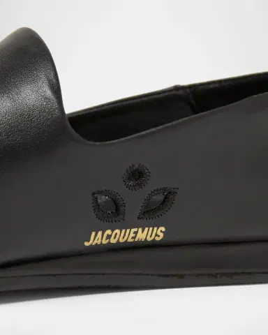 Jacquemus Men's Les Pantoufles Leather Flats | Thumbnail 5