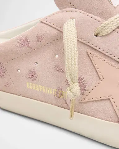 Golden Goose Super-Star Sabot Embroidered Suede Slide Sneakers | Thumbnail 5 Golden Goose Super-Star Sabot Embroidered Suede Slide Sneakers | Thumbnail 5