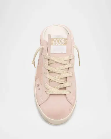 Golden Goose Super-Star Sabot Embroidered Suede Slide Sneakers | Thumbnail 6 Golden Goose Super-Star Sabot Embroidered Suede Slide Sneakers | Thumbnail 6