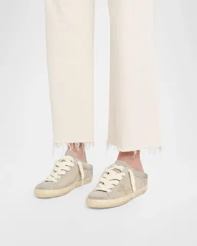 Golden Goose Super-Star Sabot Glitter Suede Slide Sneakers | Thumbnail 2 Golden Goose Super-Star Sabot Glitter Suede Slide Sneakers | Thumbnail 2