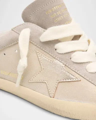 Golden Goose Super-Star Sabot Glitter Suede Slide Sneakers | Thumbnail 5 Golden Goose Super-Star Sabot Glitter Suede Slide Sneakers | Thumbnail 5