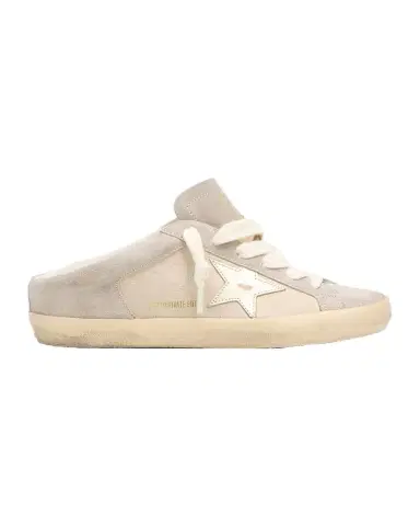 Golden Goose Super-Star Sabot Glitter Suede Slide Sneakers | Thumbnail 1 Golden Goose Super-Star Sabot Glitter Suede Slide Sneakers | Thumbnail 1