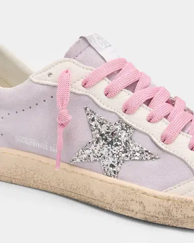 Golden Goose Ball Star Leather Glitter Low-Top Sneakers | Thumbnail 5 Golden Goose Ball Star Leather Glitter Low-Top Sneakers | Thumbnail 5
