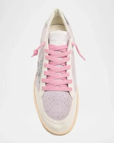 Golden Goose Ball Star Leather Glitter Low-Top Sneakers | Thumbnail 6 Golden Goose Ball Star Leather Glitter Low-Top Sneakers | Thumbnail 6