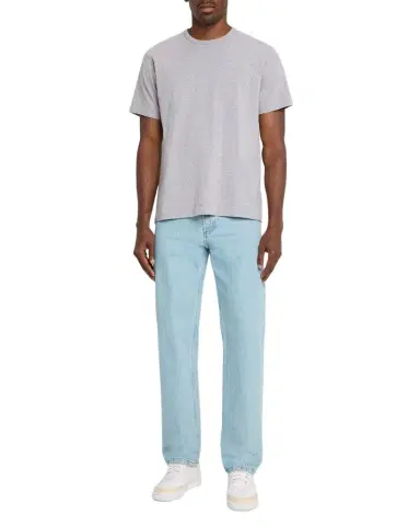 JW Anderson Men 's Embroidered-Anchor Cotton Crewneck T-Shirt | Thumbnail 1