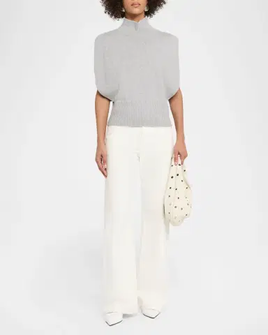 Lisa Yang Zaya Turtleneck Cashmere Sleeveless Top | Thumbnail 2 Lisa Yang Zaya Turtleneck Cashmere Sleeveless Top | Thumbnail 2