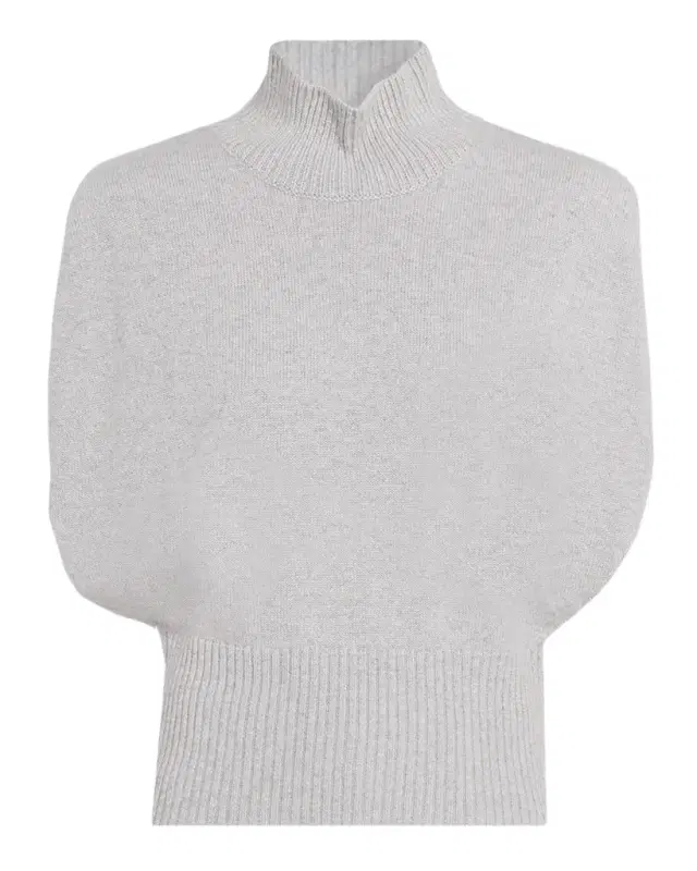 Zaya Turtleneck Cashmere Sleeveless Top