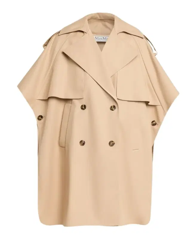 Water-Repellent Cotton Gabardine Cloak