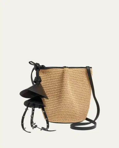 Givenchy Snap Nano Raffia Bucket Bag | Thumbnail 6