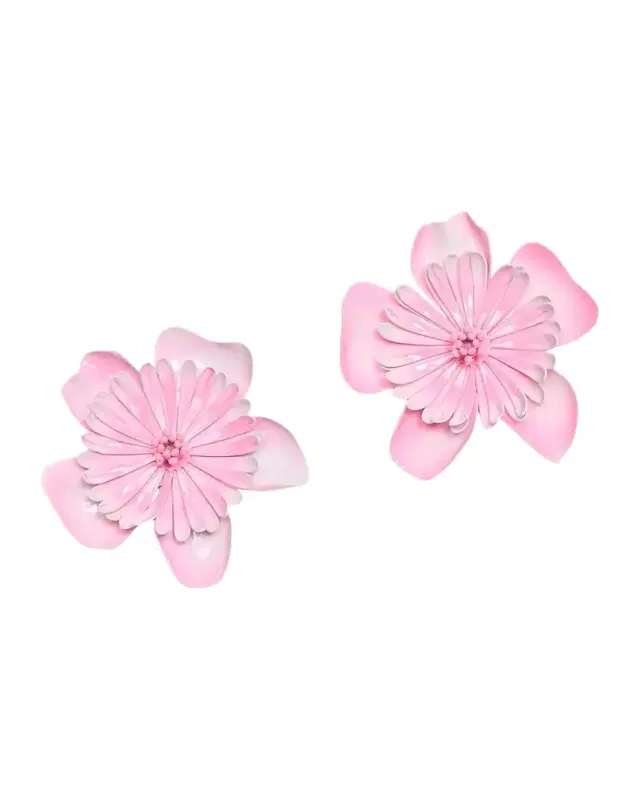 The  Bloom Earrings, Fuchsia