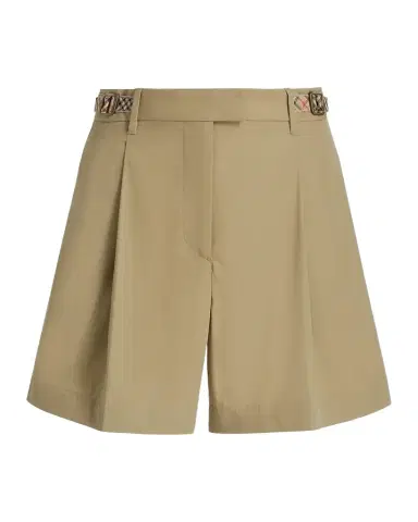 Burberry Raina Pleated Buckle Shorts | Thumbnail 1 Burberry Raina Pleated Buckle Shorts | Thumbnail 1